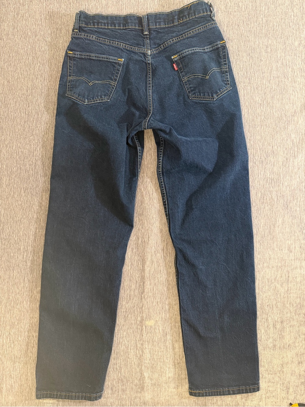 Levi's Men’s 36x34 514s Navy Straight-Leg Jeans